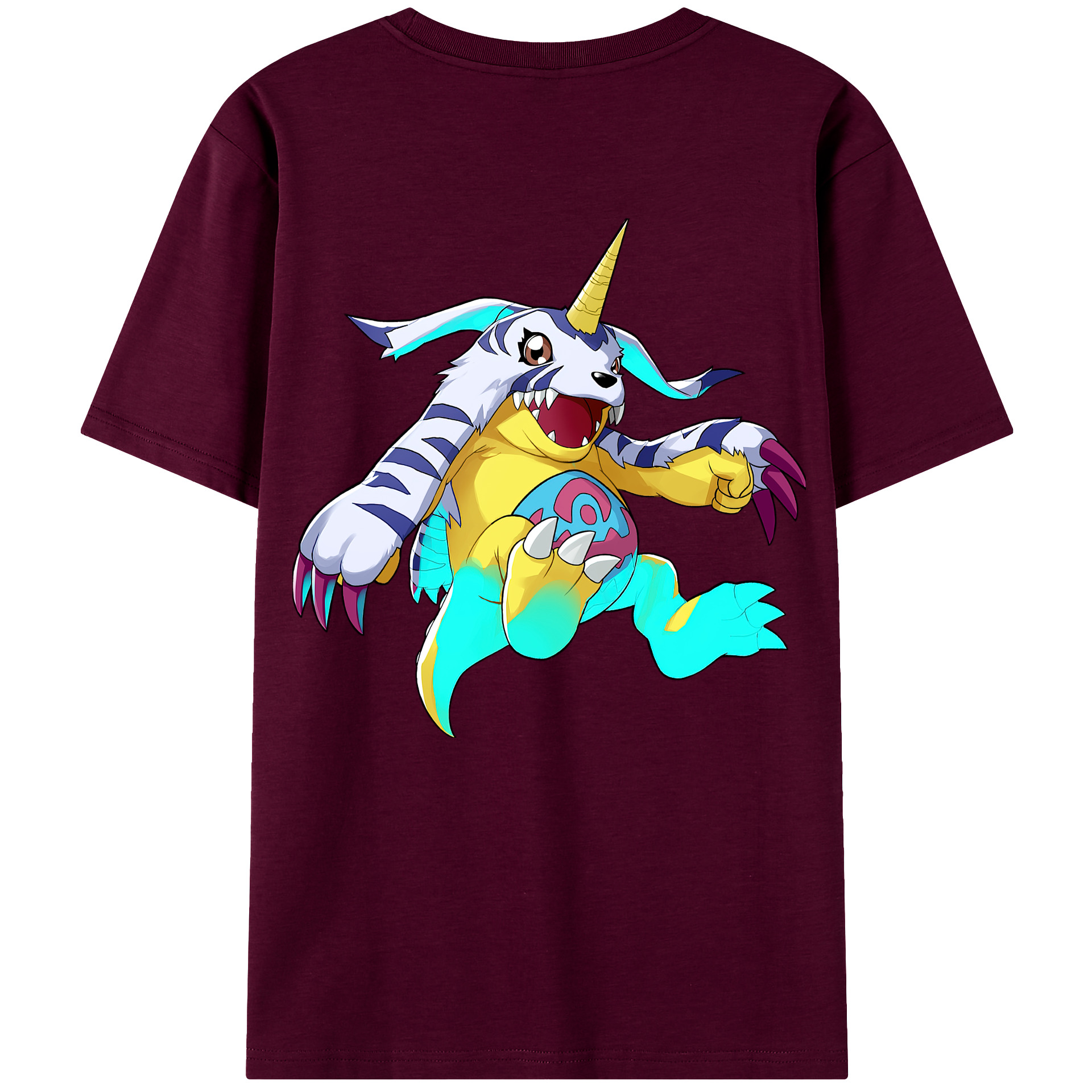 （画像用） Digimon デジタルモンスター/デジモン レディース半袖Tシャツ(バックプリント)
